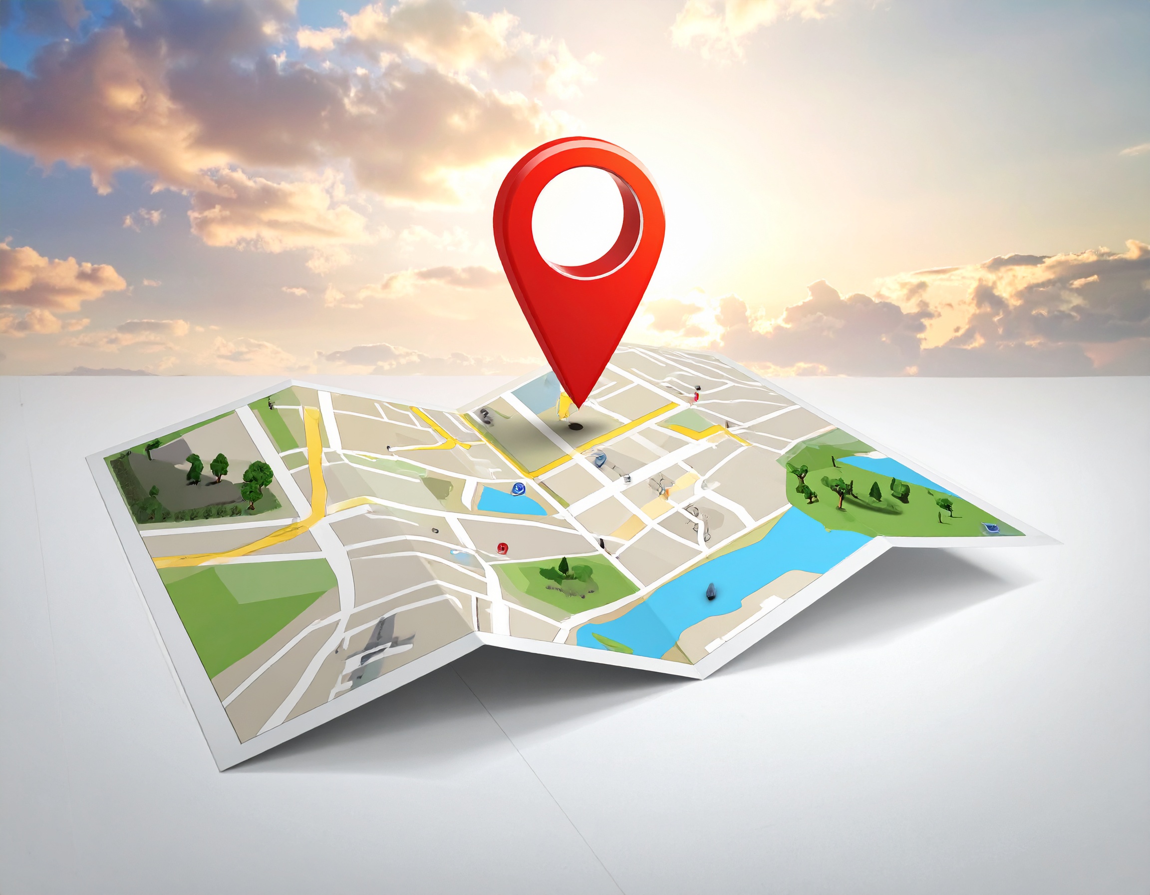 Image générée par intelligence artificielle (Adobe Firefly) pour le service "création de Fiche Google Business Profile"