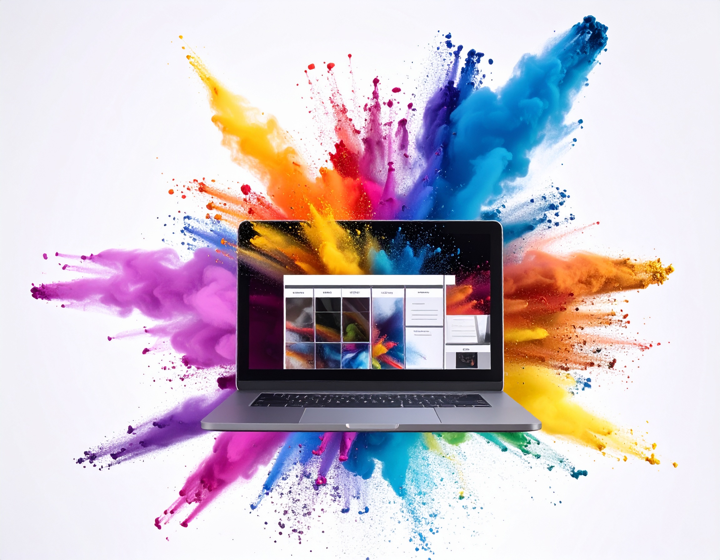 Image générée par intelligence artificielle (Adobe Firefly) pour "services web et webmarketing"